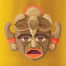 Mayové maska černoch