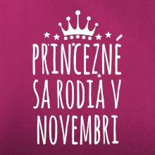 Princezné sa rodia v novembri