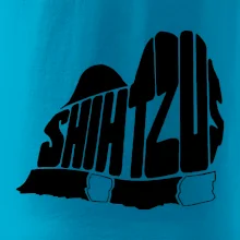 Shih-tzu - nápis v tele