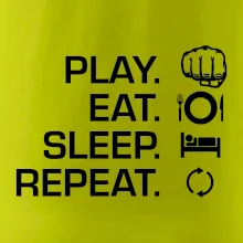 MMA eat sleep repeat