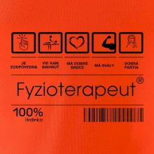 Čiarový kód fyzioterapeutka