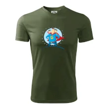 Otec superman - chlapec a chlapec Otec superman - chlapec a chlapec