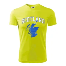 Scotland nápis s mapou