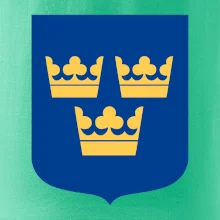 Švédsky znak tri korunky na prsník