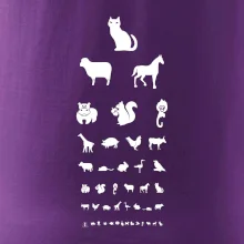 Očný test zvieratká