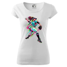 Baseballová nadhazovačka neonový pop art