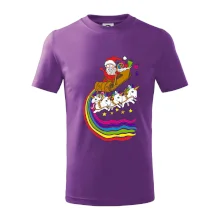 Santa a jednorožce (Pecka design)