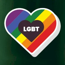 LGBT srdce dúhové