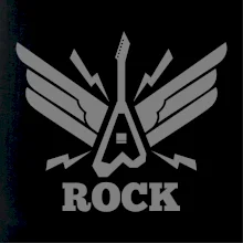 Rocková gitara krídla