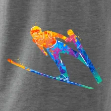 Skokan na lyžiach splash