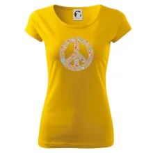 Peace symbol lístočky