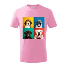 Psi šteňatá koláž