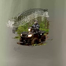 ATV štvorkolka v lese