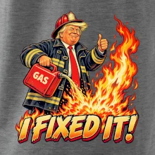 Donald Trump jako hasič I fixed it