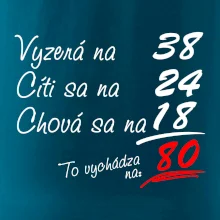 Vyzerá, cíti sa, chová sa - 80 rokov