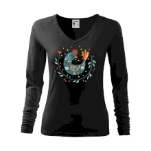 Folklór - sliepky s margarétkami Folklór - sliepky s margarétkami