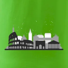 Rím silueta pamiatky