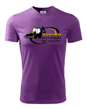 Bagrista v kruhu - vlastný nápis