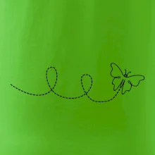 Dráha letu motýľa - slučka