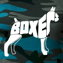 Boxer nápis v tele