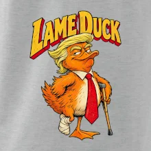 Trump jako kulhající kachna retro komiks