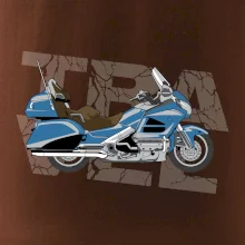 Cestovná motorka Amerika modrá