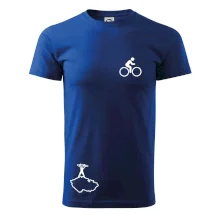 Mapa ČR + kolo na prsu Mapa ČR + kolo na prsu