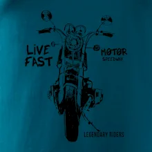 Motorka kresba live fast Motorka kresba live fast