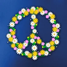 Peace symbol margaréty