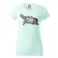 Ceruzkou kreslená korytnačka