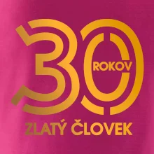 30 rokov zlatý človek
