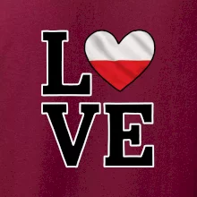 Love Poľská vlajka