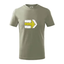 Párová turistická značka žlutá