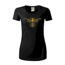 Steampunk včela s dierou v krídle