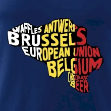 Mapy - názvy miest - Belgicko
