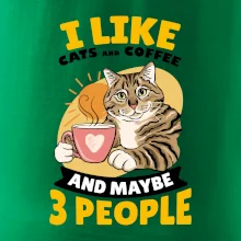 I like cats and coffee and maybe 3 people I like cats and coffee and maybe 3 people