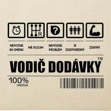 Čiarový kód - Vodič dodávky
