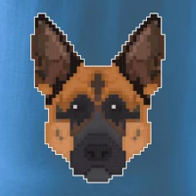 Nemecký ovčiak - Rozpixelovaný Nemecký ovčiak - Rozpixelovaný