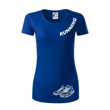 Running nápis šikmo