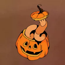 Dážďovka v tekvici (Alexis Citrine)