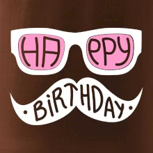 Mustache narozeniny - okuliare