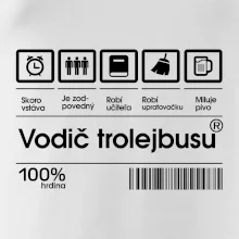 Čiarový kód - Vodič trolejbusu Čiarový kód - Vodič trolejbusu