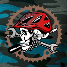 Lebka biker opravár