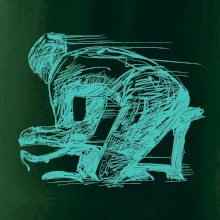 Cestná cyklista zadok