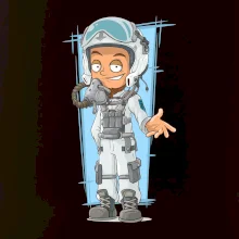 Vesmírny vojak oranžový