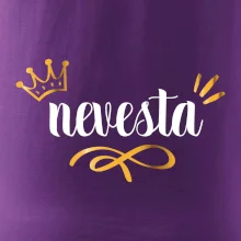 Nevesta princezná - zlatá potlač