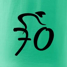 Cyklista oslavuje sedemdesiatku (70)