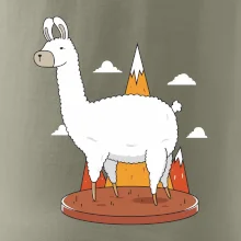 Alpaka kreslená Alpaka kreslená