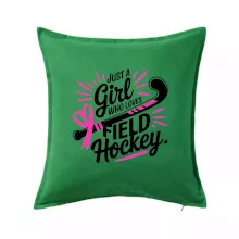 Just a girl who loves field hockey čierno ružové