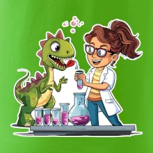 Chemik a dinosaurus - dievča